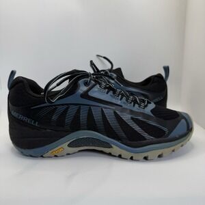 Merrell Women's Siren Edge 3 Black/Bluestone Hiking Shoes Vibram J034432 Size 7